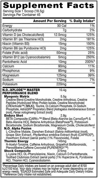 BSN N.O. XPLODE 45serve - Bay Supplements
