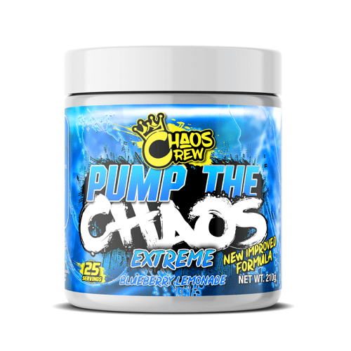 CHAOS CREW PUMP THE CHAOS EXTREME PRE-WORKOUT - BLUEBERRY LEMONADE - Bay Supplements
