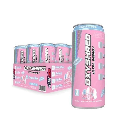 EHP LABS OXYSHRED ULTRA ENERGY RTD 12 PACK 355ML - Bay Supplements