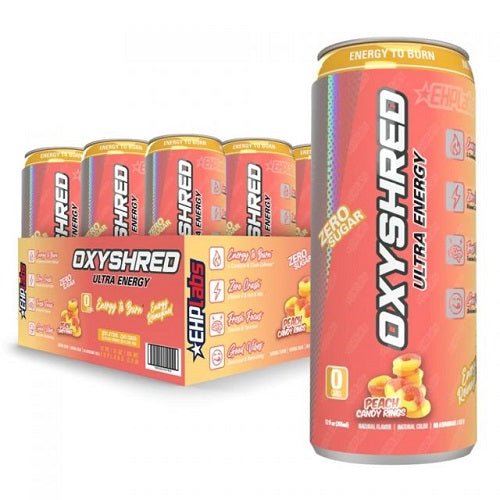EHP LABS OXYSHRED ULTRA ENERGY RTD 12 PACK 355ML - Bay Supplements