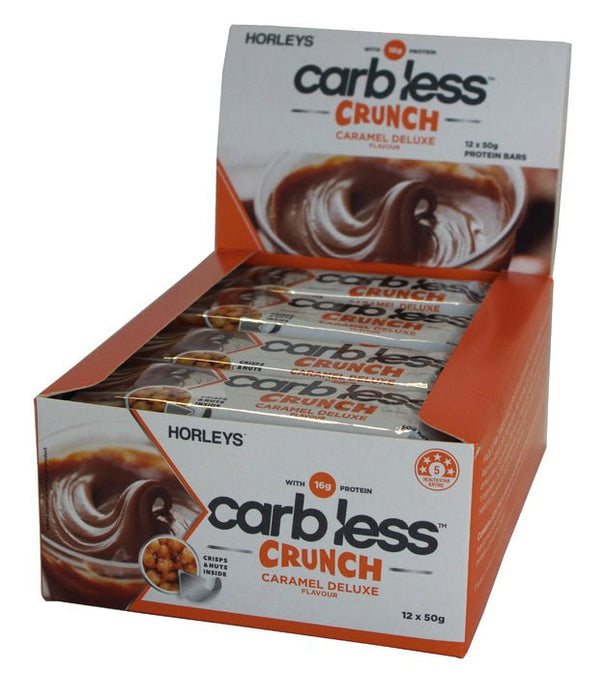 HORLEYS CARB LESS CRUNCH BARS BOX OF 12 - Bay Supplements