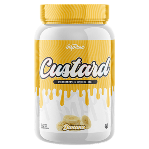 INSPIRED CUSTARD CASEIN PROTEIN + MCT - Bay Supplements