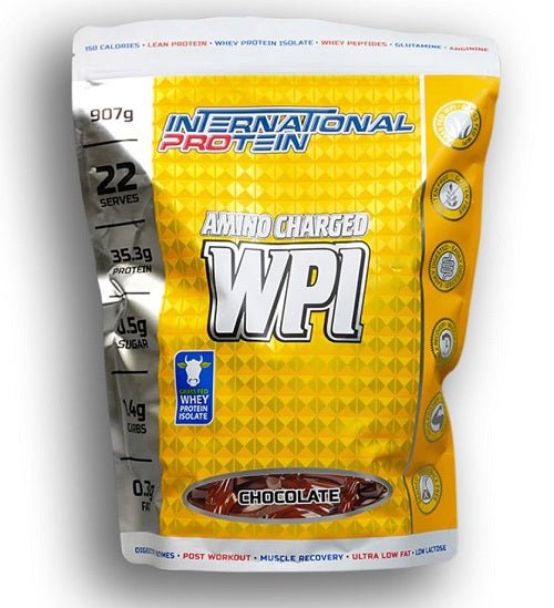 INTERNATIONAL PROTEIN AMINO CHARGED WPI 907G - Bay Supplements