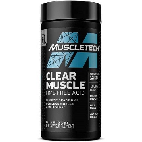 MUSCLETECH CLEAR MUSCLE NEXT GEN 84 LIQUID SOFTGELS - Bay Supplements