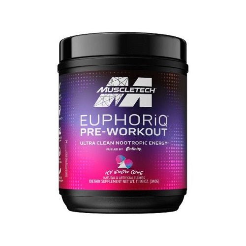 MUSCLETECH EUPHORIQ PRE-WORKOUT 20 SERVES - Bay Supplements