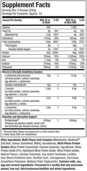 MUSCLETECH MASS TECH ELITE 7LB - Bay Supplements