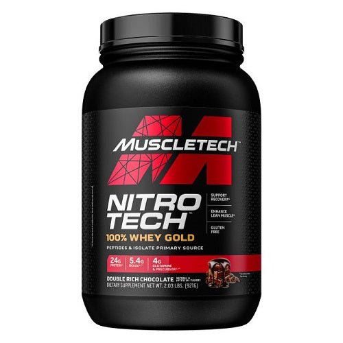 MUSCLETECH NITRO-TECH 100% WHEY GOLD 2LB - Bay Supplements