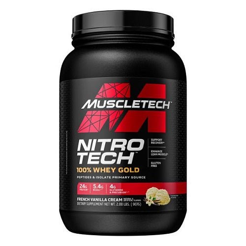 MUSCLETECH NITRO-TECH 100% WHEY GOLD 2LB - Bay Supplements