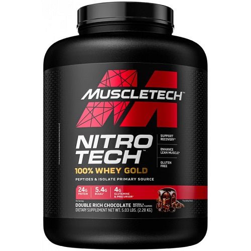 MUSCLETECH NITRO TECH 100% WHEY GOLD 5LB - Bay Supplements