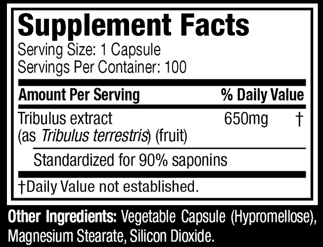 MUSCLETECH PLATINUM 100% TRIBULUS 100CAPS - Bay Supplements