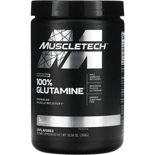 MUSCLETECH PLATINUM GLUTAMINE 300G - Bay Supplements