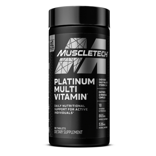 MUSCLETECH PLATINUM MULTI VITAMIN 90 TABLETS - Bay Supplements