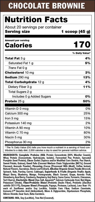 MUTANT FLEX FOOD 6 PACK - CHOCOLATE BROWNIE - Bay Supplements
