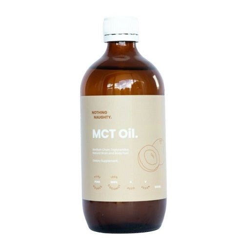 NOTHING NAUGHTY MCT OIL 500ML - Bay Supplements