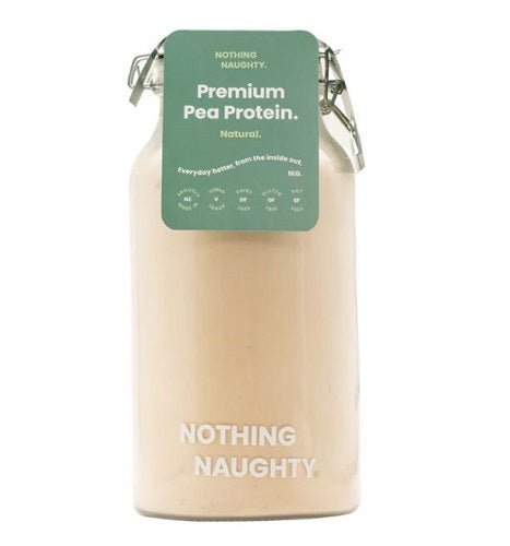 NOTHING NAUGHTY PEA PROTEIN 1KG - Bay Supplements