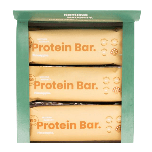 NOTHING NAUGHTY PROTEIN BAR BOX OF 12 - Bay Supplements