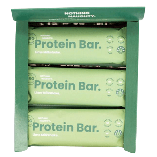 NOTHING NAUGHTY PROTEIN BAR BOX OF 12 - Bay Supplements