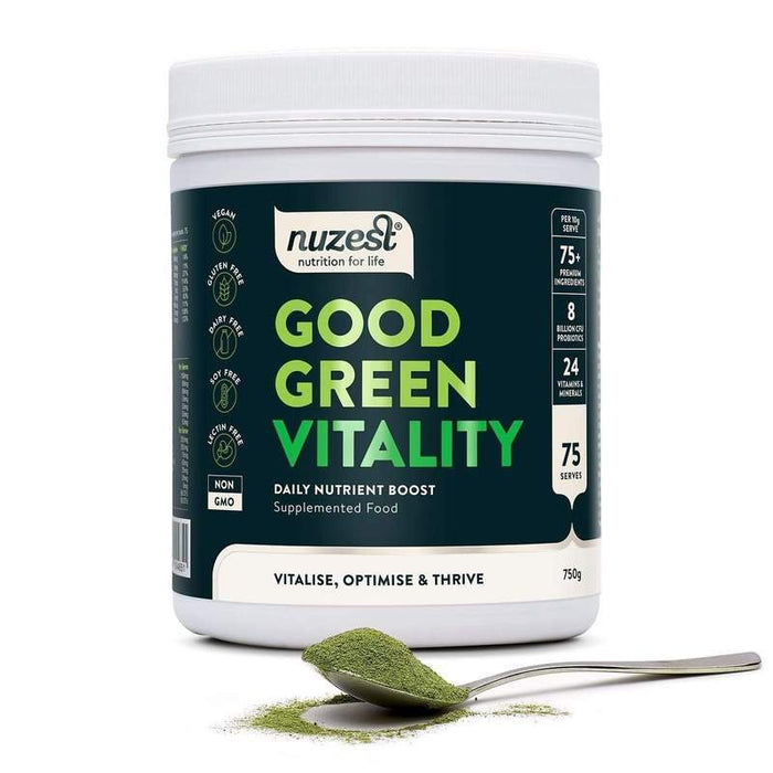 NUZEST GOOD GREEN VITALITY 750G - Bay Supplements