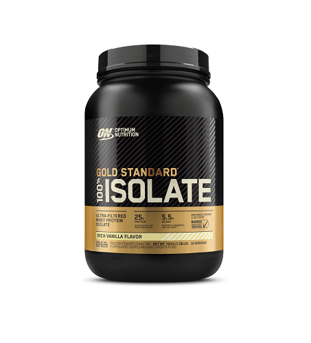 OPTIMUM NUTRITION GOLD STANDARD 100% WHEY ISOLATE 1.6LB - Bay Supplements
