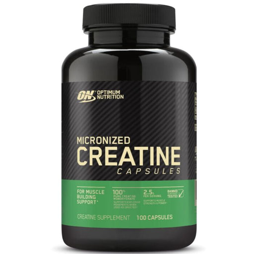 OPTIMUM NUTRITION MICRONIZED CREATINE 100 CAPS - Bay Supplements