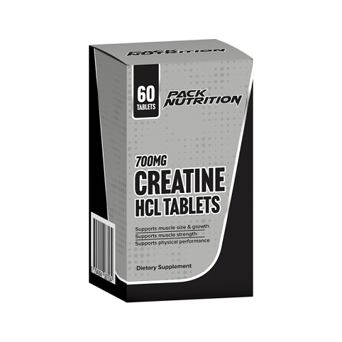 PACK NUTRITION CREATINE HCL 60CAPS (NEW & IMPROVED) - Bay Supplements