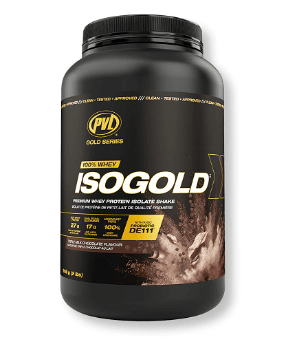 PVL 100% WHEY ISOGOLD - PREMIUM ISOLATE PROTEIN 2LB - Bay Supplements - Protein powder - PVL - Triple Milk Chocolate - Lactose Free Protein