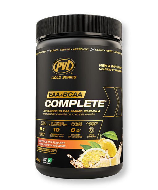 PVL GOLD SERIES EAA COMPLETE+ 30 SERVE - Bay Supplements - BCAA'S - Sweet Ice Tea - Amino Acids/BCAA
