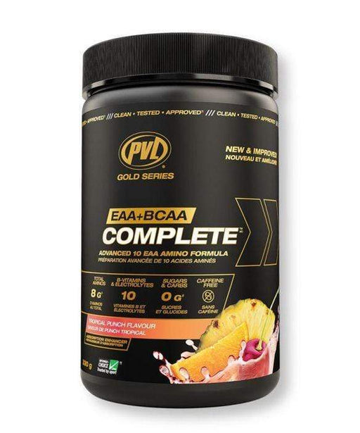 PVL GOLD SERIES EAA COMPLETE+ 30 SERVE - Bay Supplements - BCAA'S - Tropical Punch - Amino Acids/BCAA