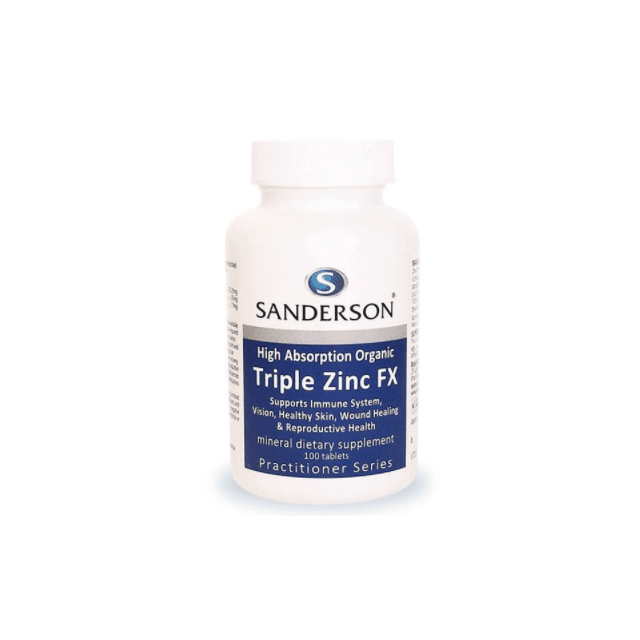 SANDERSON TRIPLE ZINC FX 100 TABLETS - Bay Supplements - General Health - Muscle Growth