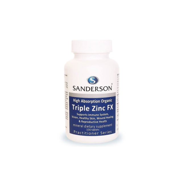 SANDERSON TRIPLE ZINC FX 100 TABLETS